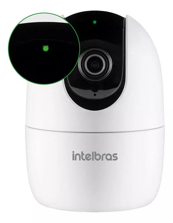 Câmera Inteligente Interna Im4 C + Micro-sd 32 Gb Intelbras Cor Branco